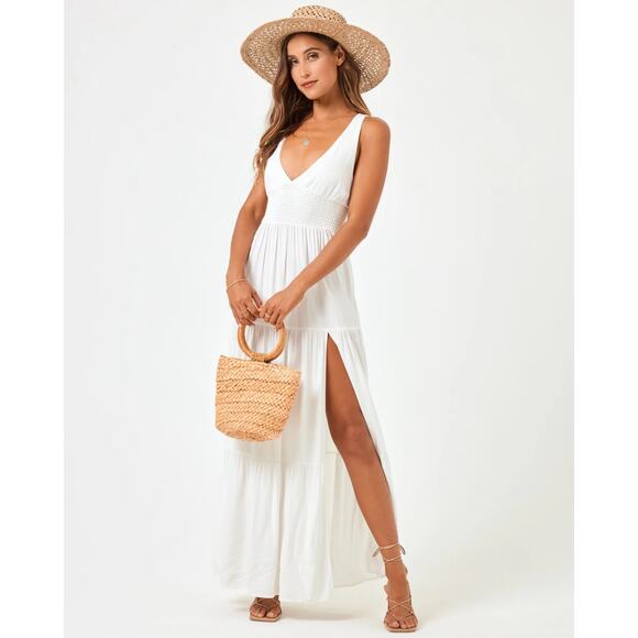 NWT - L*Space - Lilikoi Dress in White - Size Medium - Picture 1 of 6